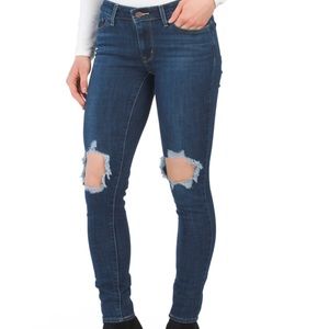 women's levi sculpt jeans destruction NEW